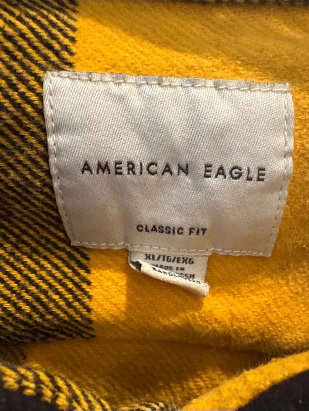 American Eagle Outfitters large plaid